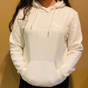 White Puma hoodie!